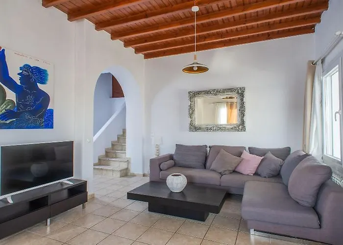 Сasa de vacaciones The Corfos Hills House Mykonos Town